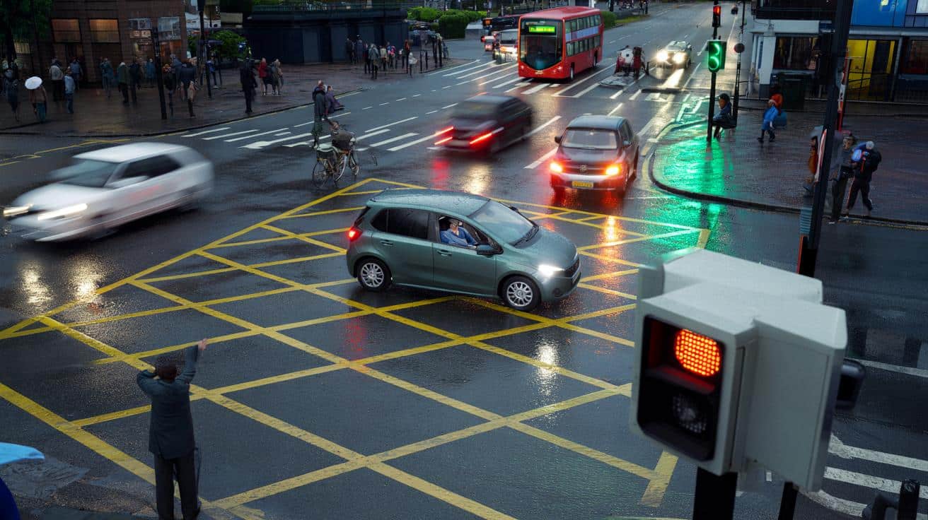 Driving Law Change: The new 2026 "Yellow Box" rule that could cost you 3 points on your licence.