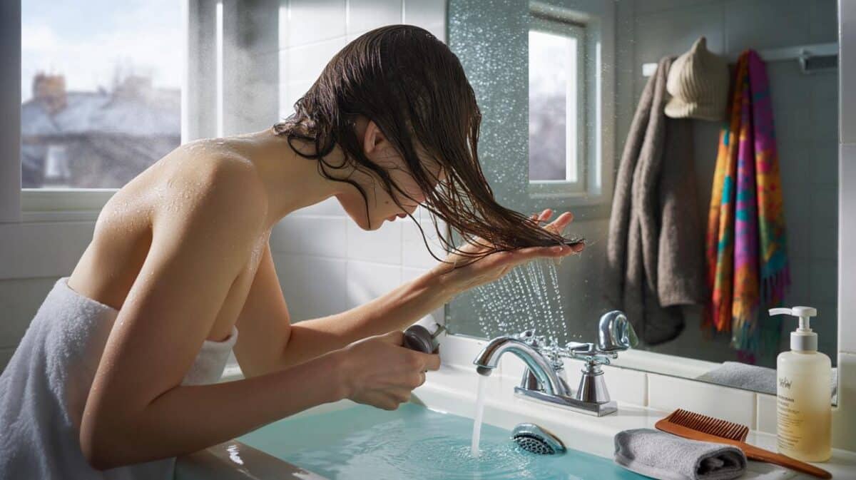 "Stop rinsing your hair" with hot water — The simple change that fixes "winter frizz" instantly.