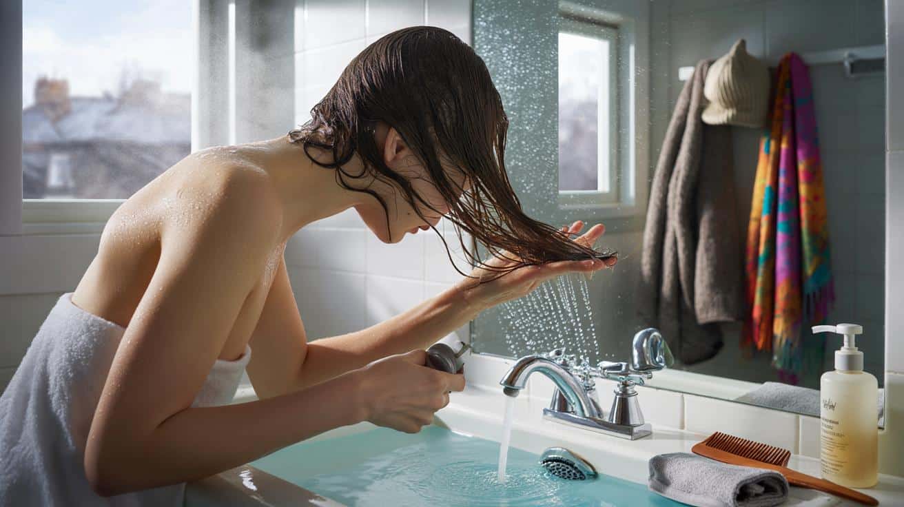 "Stop rinsing your hair" with hot water — The simple change that fixes "winter frizz" instantly.